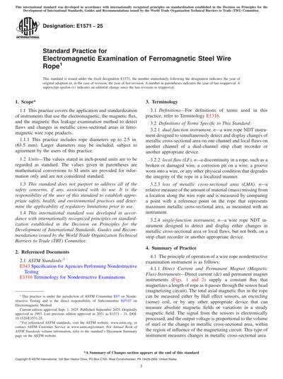 Standards PDF Cover Page