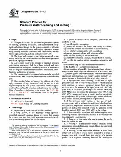 Standards PDF Cover Page