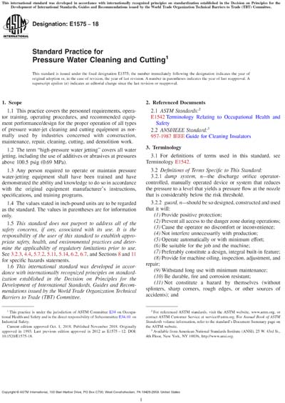 Standards PDF Cover Page