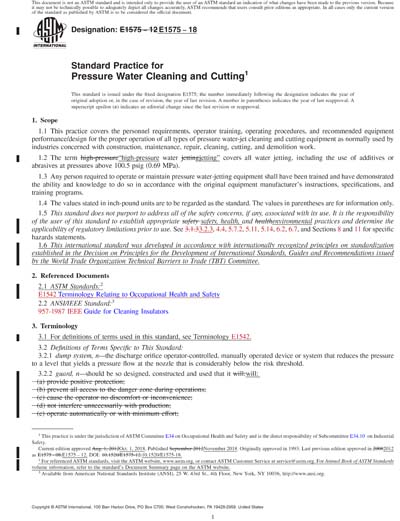 Standards PDF Cover Page