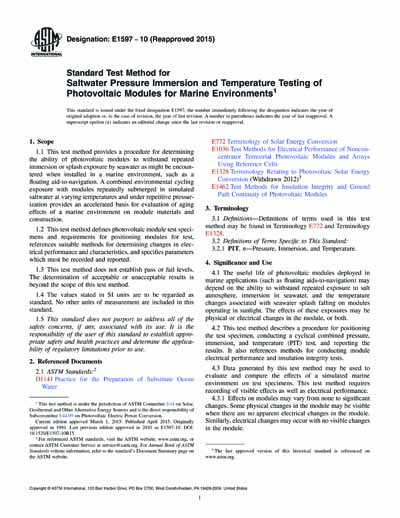 Standards PDF Cover Page