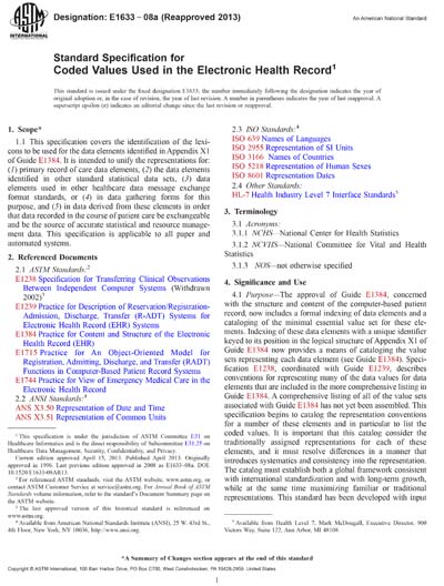 Standards PDF Cover Page