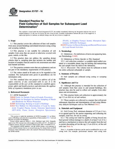Standards PDF Cover Page