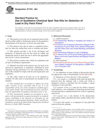 Standards PDF Cover Page