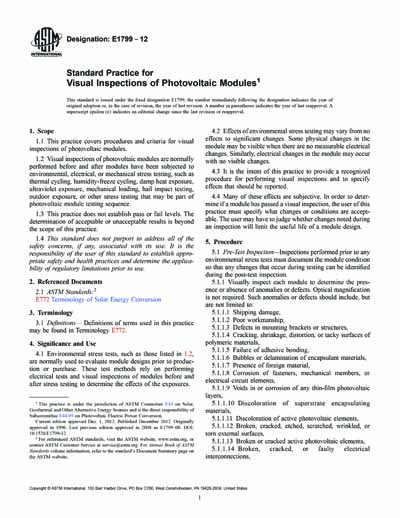 Standards PDF Cover Page