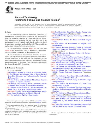Standards PDF Cover Page