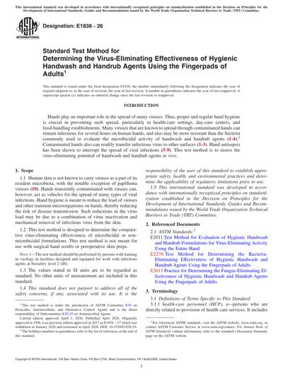 Standards PDF Cover Page