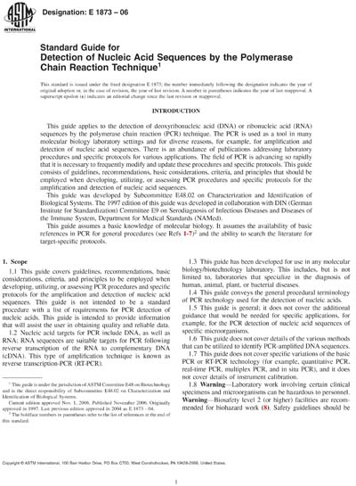 Standards PDF Cover Page