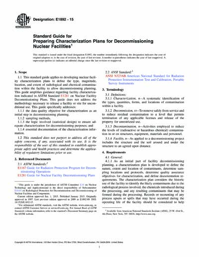 Standards PDF Cover Page