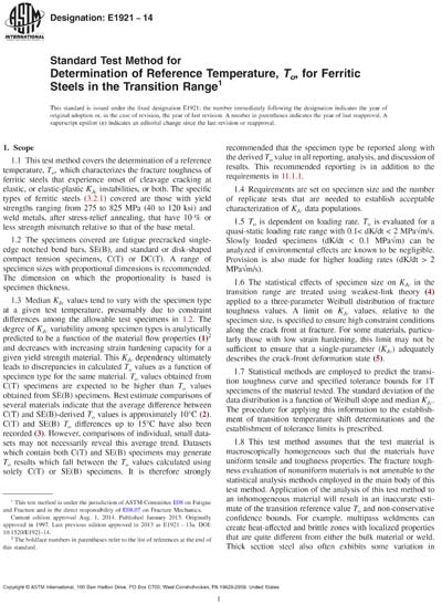 Standards PDF Cover Page