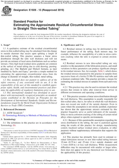 Standards PDF Cover Page
