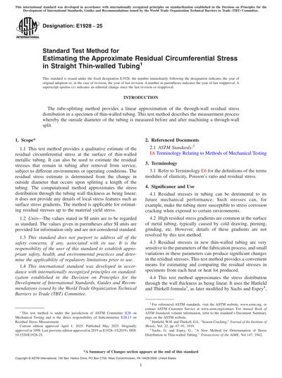 Standards PDF Cover Page