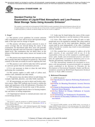 Standards PDF Cover Page