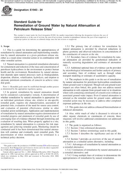Standards PDF Cover Page