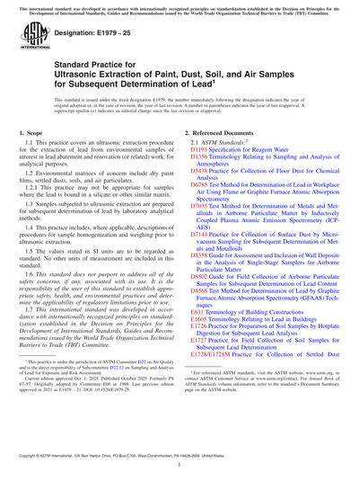 Standards PDF Cover Page