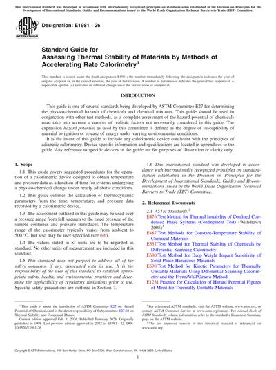 Standards PDF Cover Page
