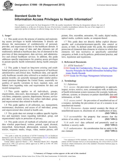 Standards PDF Cover Page