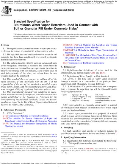 Standards PDF Cover Page