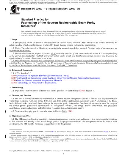 ASTM E2003-20 Red - Standard Practice for Fabrication of the Neutron ...