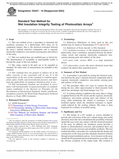 Standards PDF Cover Page