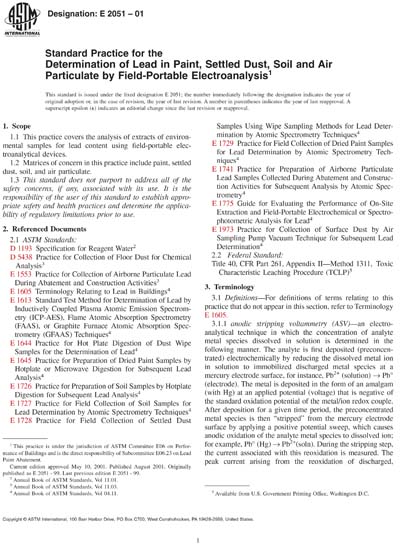 Standards PDF Cover Page