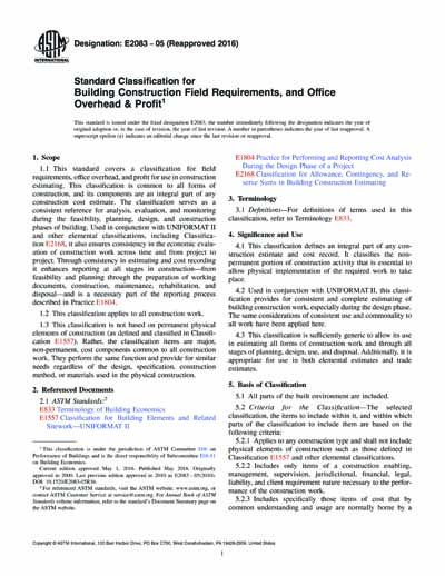 Standards PDF Cover Page