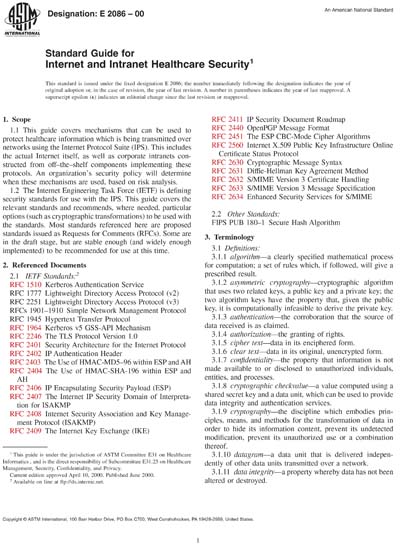 Standards PDF Cover Page