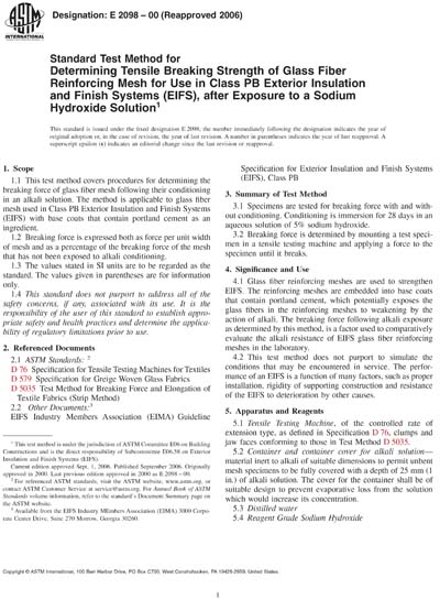 Standards PDF Cover Page
