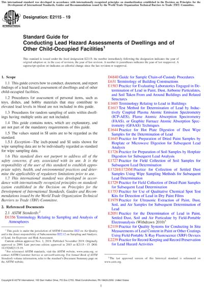 Standards PDF Cover Page