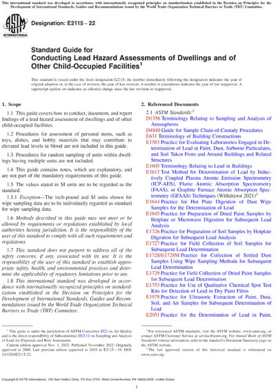 Standards PDF Cover Page