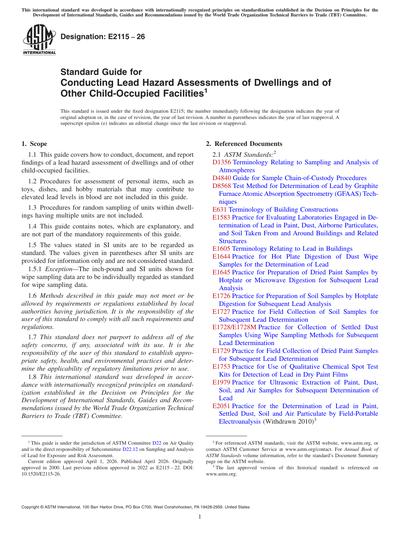 Standards PDF Cover Page