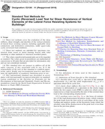 Standards PDF Cover Page