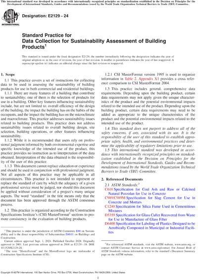 Standards PDF Cover Page