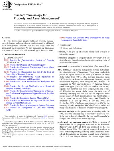 Standards PDF Cover Page