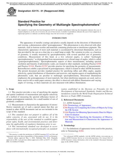 Standards PDF Cover Page