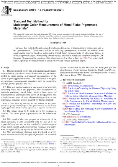 Standards PDF Cover Page
