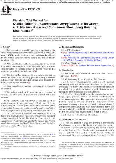Standards PDF Cover Page