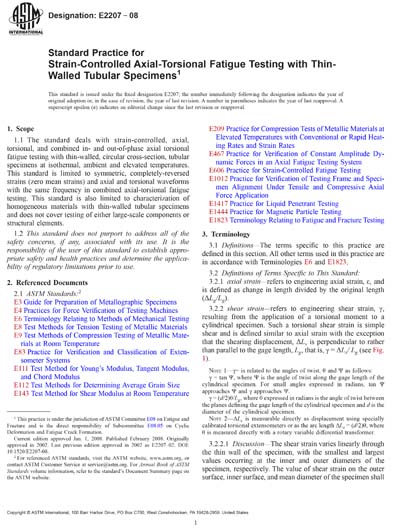 Standards PDF Cover Page