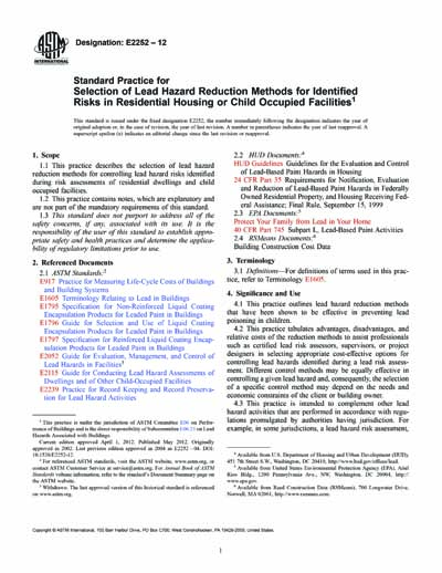 Standards PDF Cover Page