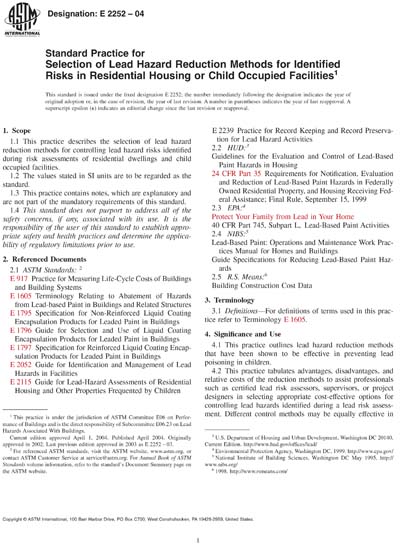 Standards PDF Cover Page