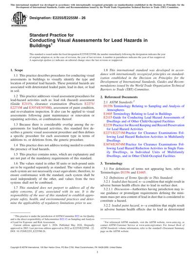 Standards PDF Cover Page