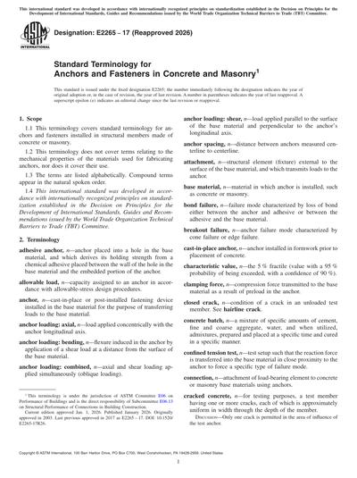 Standards PDF Cover Page