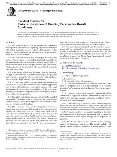 Standards PDF Cover Page
