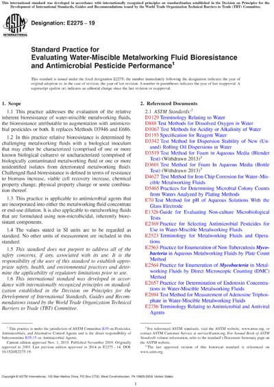 Standards PDF Cover Page