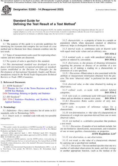 Standards PDF Cover Page