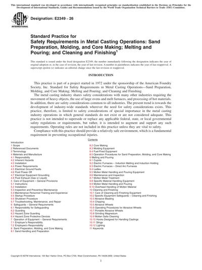 Standards PDF Cover Page