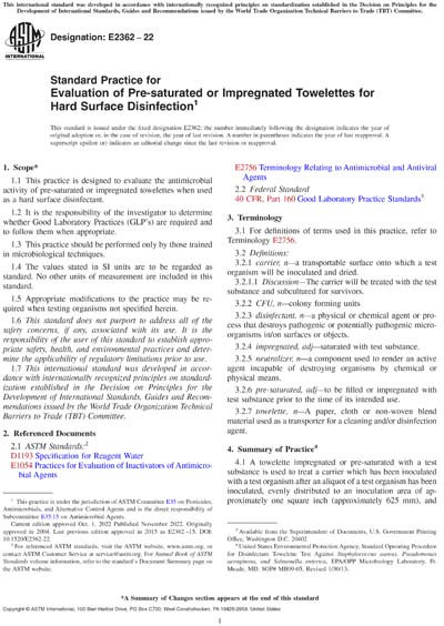 Standards PDF Cover Page