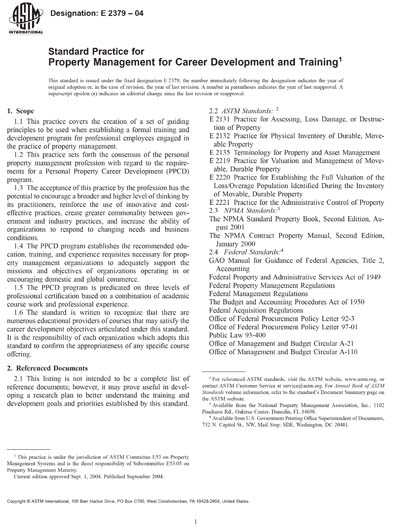 Standards PDF Cover Page