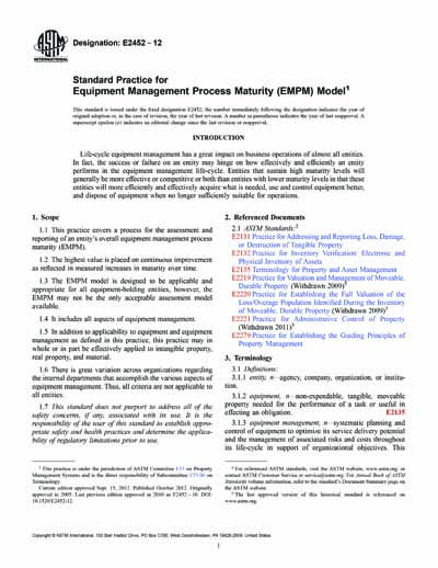 Standards PDF Cover Page