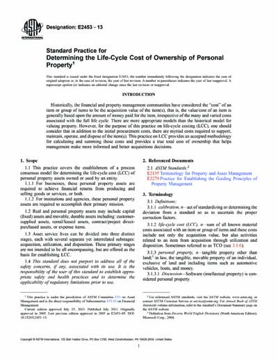 Standards PDF Cover Page